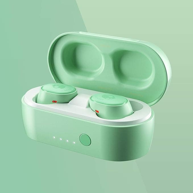 Skullcandy Sesh Evo True Wireless Earbuds - IP55 Water Resistant - Mint Green - Image 2