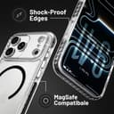 OX Dune Clear Case for iPhone 17 Pro Max – MagSafe Compatible, Shock-Proof thumbnail 3