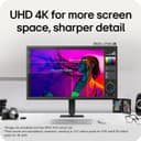 LG UltraFine U7 27U710B-B 27 Inch 4K UHD IPS Monitor HDR10 DCI-P3 90% - Black thumbnail 5