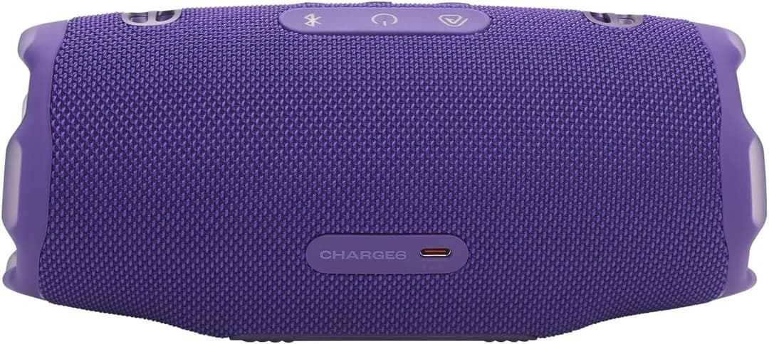 JBL Charge 6 Portable Bluetooth Speaker – 28h, IP68, Purple - Image 4