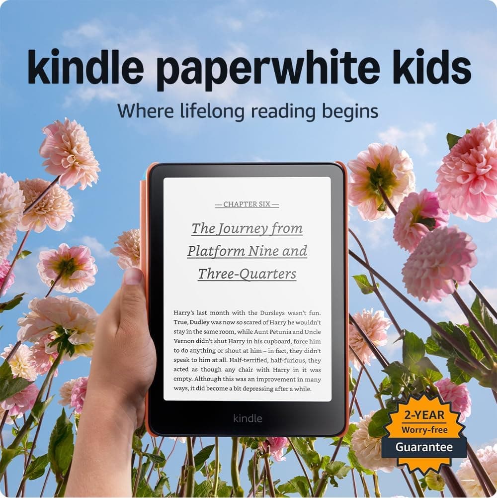 Amazon Kindle Paperwhite Kids 12th Gen 16GB E-Reader – Starfish - Image 1