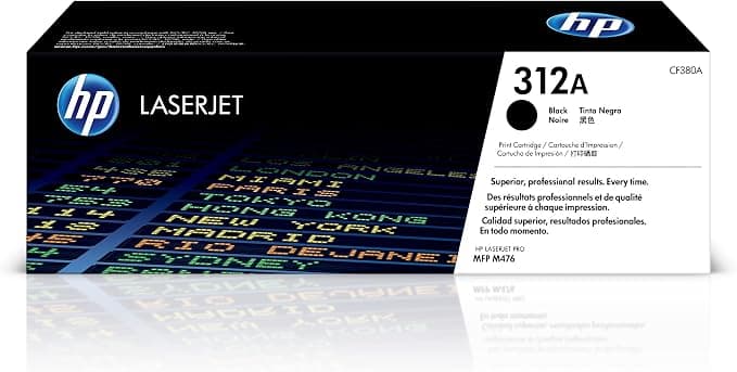 HP 312A CF380A Original HP LaserJet Toner Cartridge - Black - Image 1