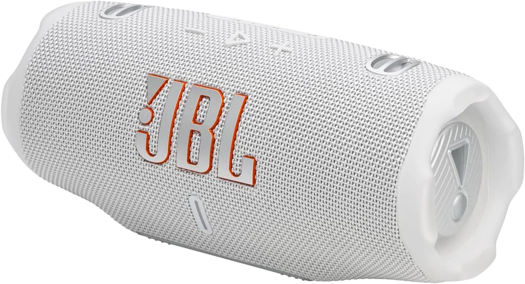JBL Charge 6 Wireless Portable Bluetooth Speaker – White - Image 4