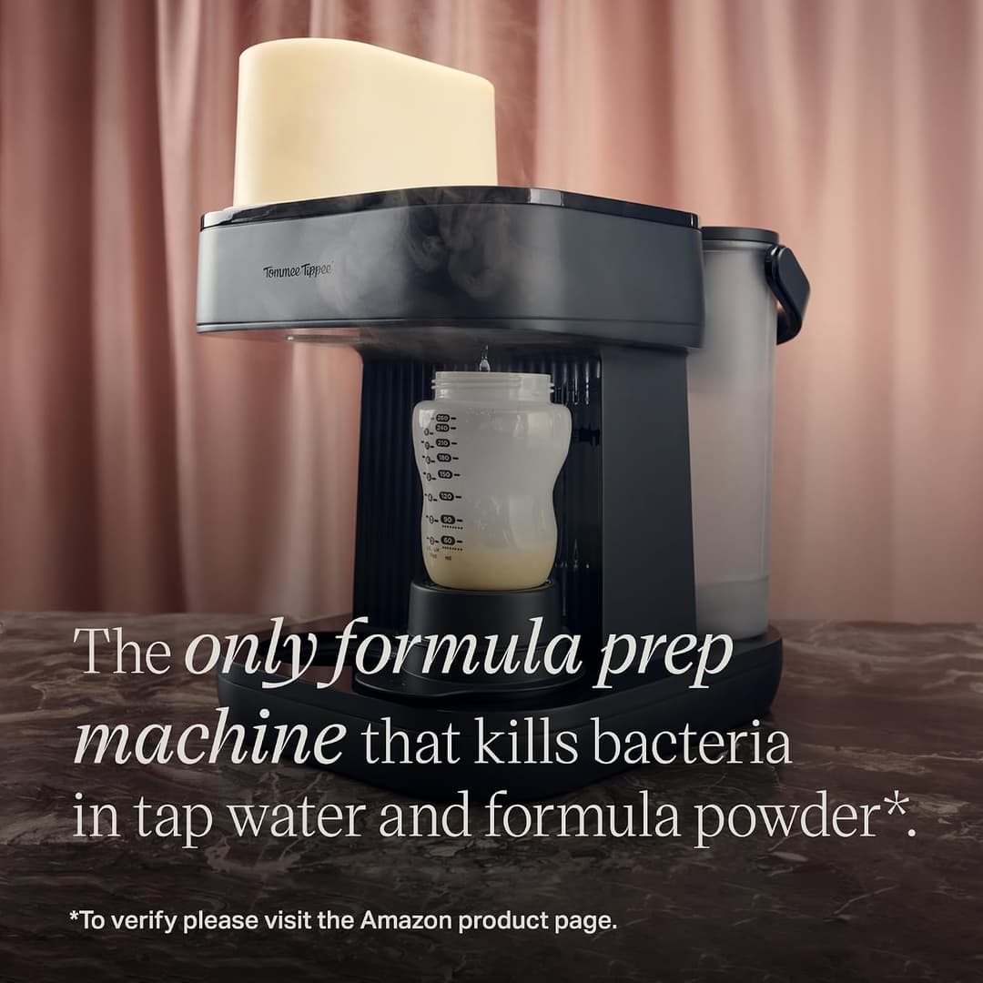 Tommee Tippee Perfect Prep Pro Baby Formula Feed Maker with Antibacterial Filter App Support - Slate - Image 6