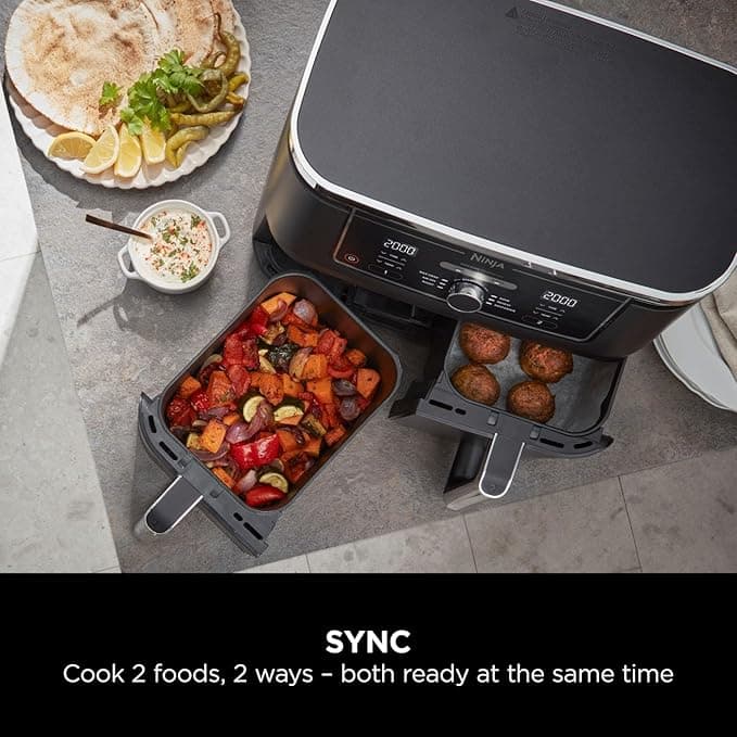 Ninja Foodi AF400UK MAX Dual Zone Air Fryer Black - Image 5