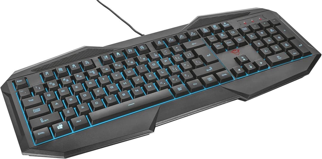 Trust GXT 830 Gaming Keyboard 3-Color LED Backlight, 6-Key Anti-Ghosting, 12 Multimedia Keys - Image 2