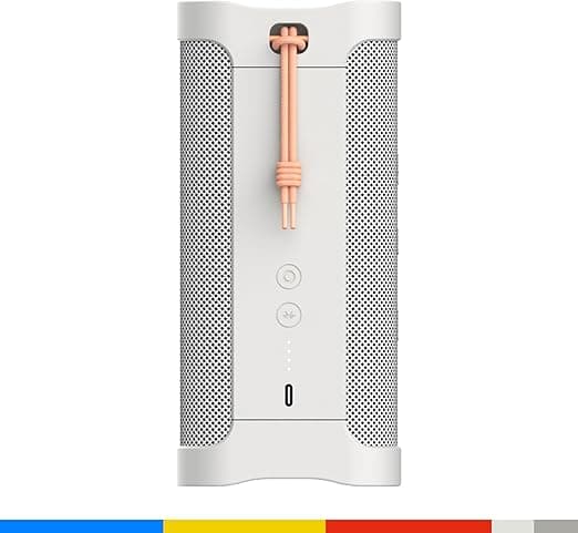 Skullcandy Terrain XL Portable Bluetooth Speaker – IPX7 Waterproof, 18H Battery, Bone/Orange - Image 4