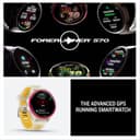 Garmin Forerunner 570 42mm GPS Running Smart Watch AMOLED Music Garmin Coach - Bone Raspberry thumbnail 8