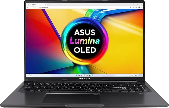 ASUS Vivobook 16 X1605VA 16 Inch OLED Laptop Intel Core i9-13900H 16GB RAM 1TB - Black - Image 1