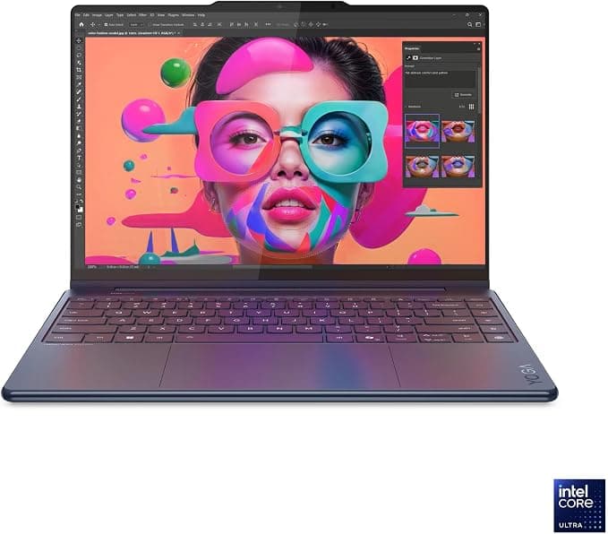 Lenovo Yoga 9i 2-in-1 Touchscreen OLED Core Ultra 7 32GB 1TB Luna Grey - Image 2