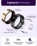 LEEP Smart Ring Size 7, IP68 Waterproof Health & Fitness Tracker with Heart Rate & Sleep Monitoring thumbnail 5