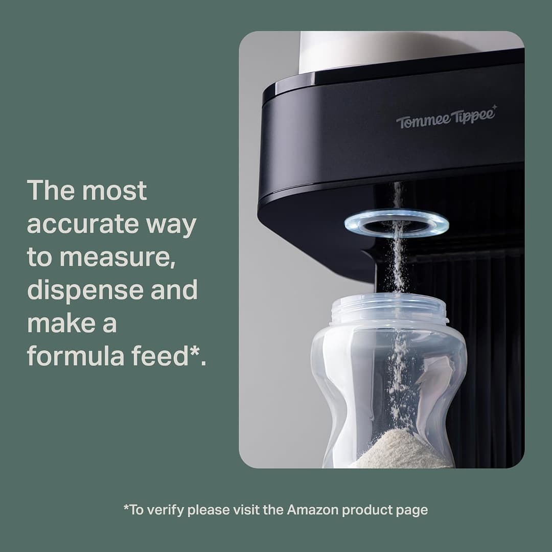 Tommee Tippee Perfect Prep Pro Baby Formula Feed Maker with Antibacterial Filter App Support - Slate - Image 3