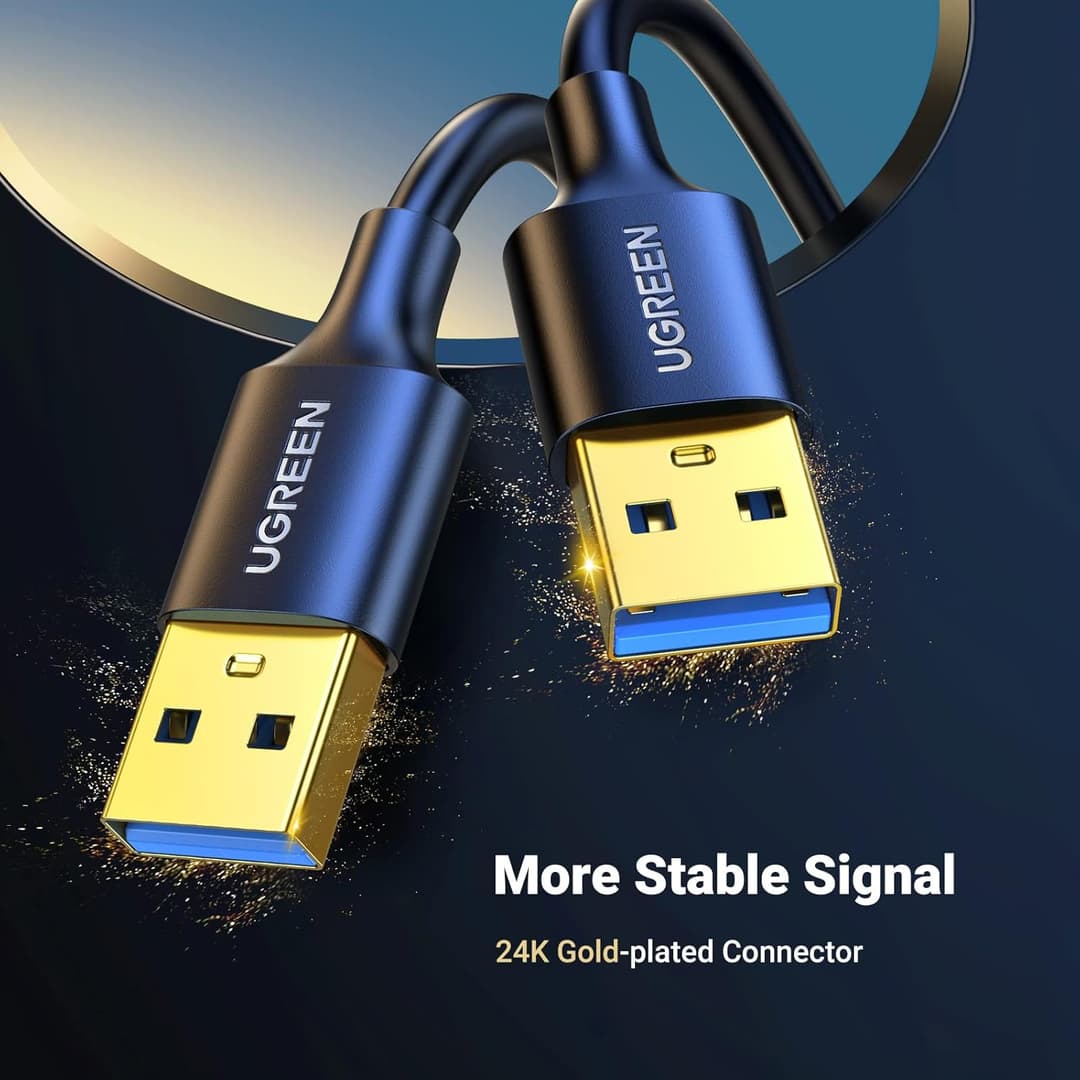 UGREEN USB 3.0 A to A Cable 1M – SuperSpeed Data Transfer - Image 6