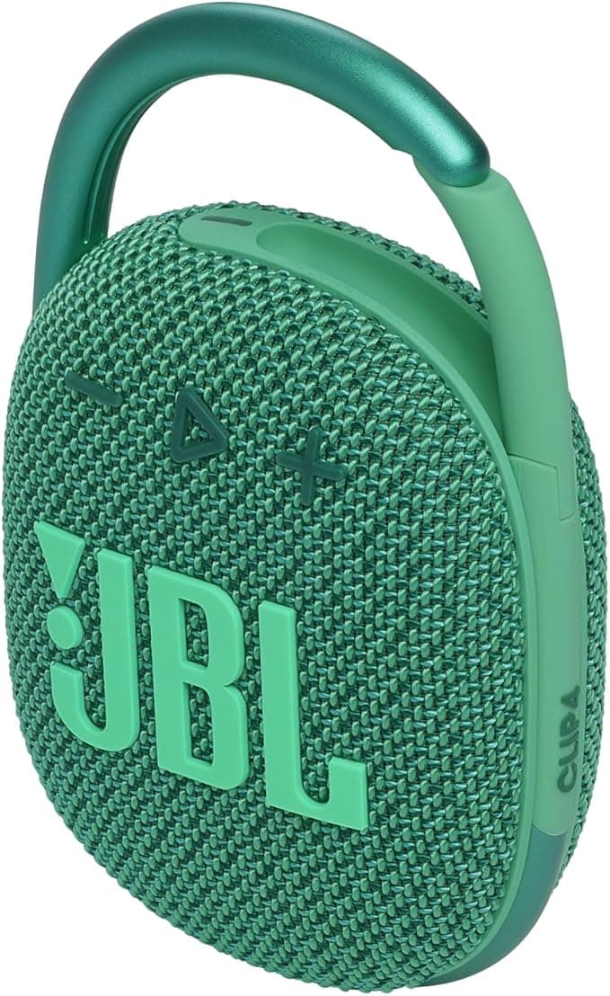 JBL Clip 4 Portable Bluetooth Speaker, Green, Waterproof, 10H Playtime - Image 4