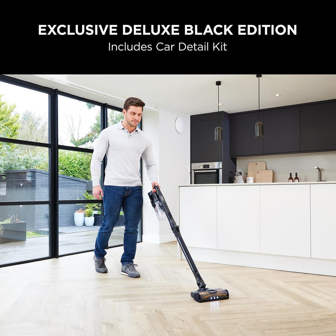 Shark Cordless Stick Vacuum Cleaner IZ202AMZUKT with Anti Hair Wrap Technology, 40 Minute Run Time, Black - Image 2