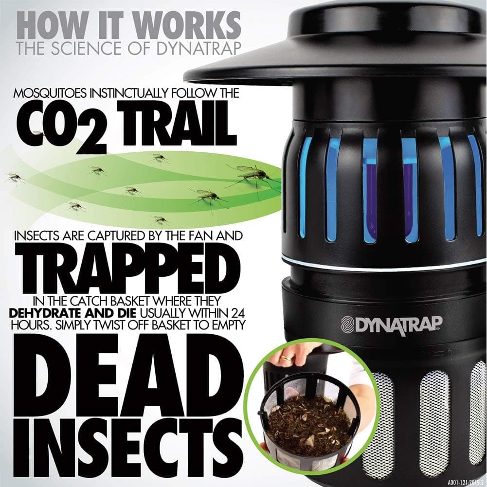 DynaTrap DT2000XLP 1 Acre Outdoor Insect and Mosquito Trap Tungsten - Image 5