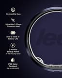 LEEP Smart Ring Size 9, IP68 Waterproof Health & Fitness Tracker with Heart Rate & Sleep Monitoring thumbnail 2