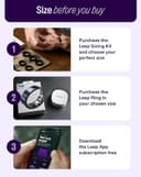 LEEP Smart Ring Size 7, IP68 Waterproof Health & Fitness Tracker with Heart Rate & Sleep Monitoring thumbnail 3