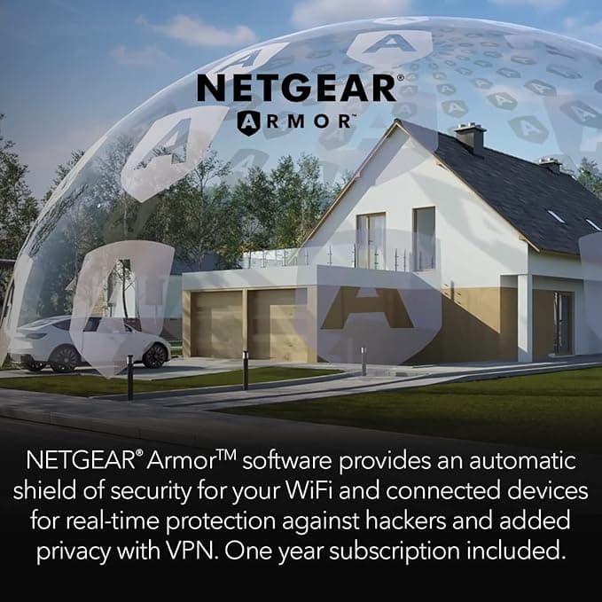 NETGEAR Orbi WiFi 6 Mesh System RBK863SB AX6000 Tri-Band Router with 2 Satellites - Image 6