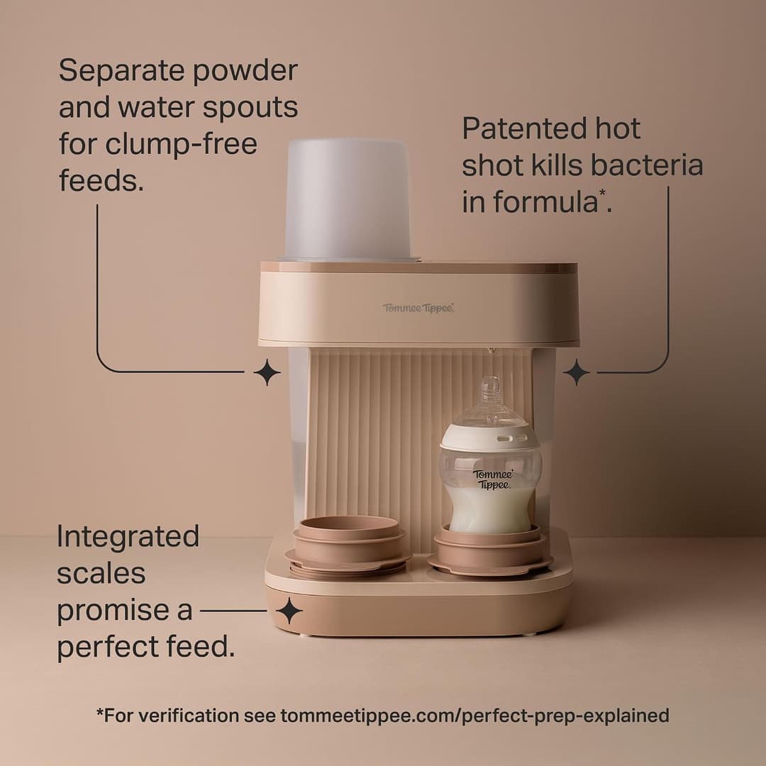 Tommee Tippee Perfect Prep Pro Baby Formula Feed Maker Nutmeg - Image 4