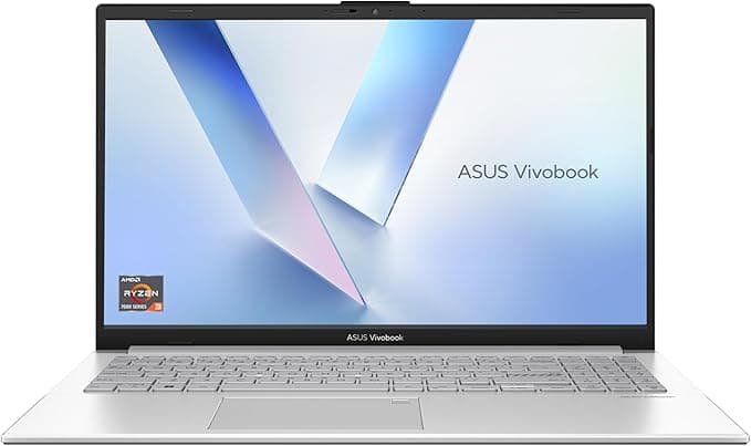 ASUS Vivobook 15 E1504FA Laptop,15.6” Full HD Display, AMD Ryzen 3 Processor, 8GB RAM, 512GB PCIe SSD, Windows 11 - Sillver - Image 2