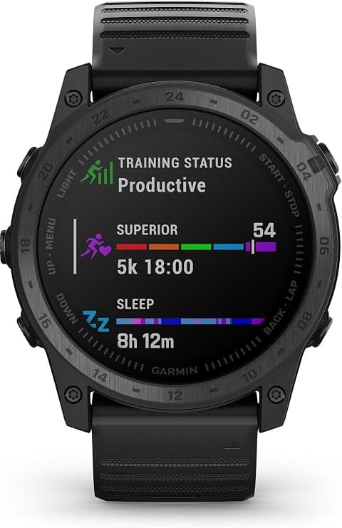 Garmin Tactix 7 Standard Edition Tactical GPS Smartwatch with Silicone Strap - Black - Image 4