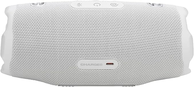 JBL Charge 6 Wireless Portable Bluetooth Speaker – White - Image 2