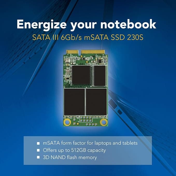 Transcend MSA230S 256GB SATA III SSD TS256GMSA230S - Image 2
