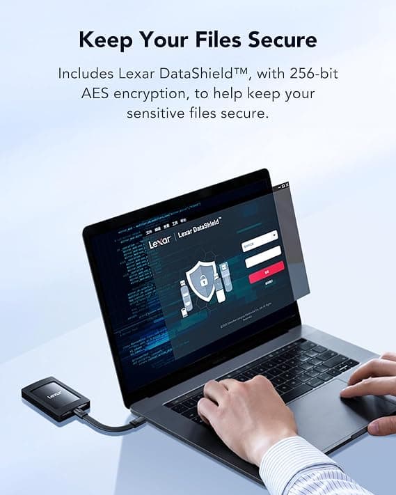 Lexar SL500M 1TB Portable External SSD USB 3.2 Gen 2x2 Magnetic Game - Image 6