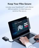 Lexar SL500M 1TB Portable External SSD USB 3.2 Gen 2x2 Magnetic Game thumbnail 6