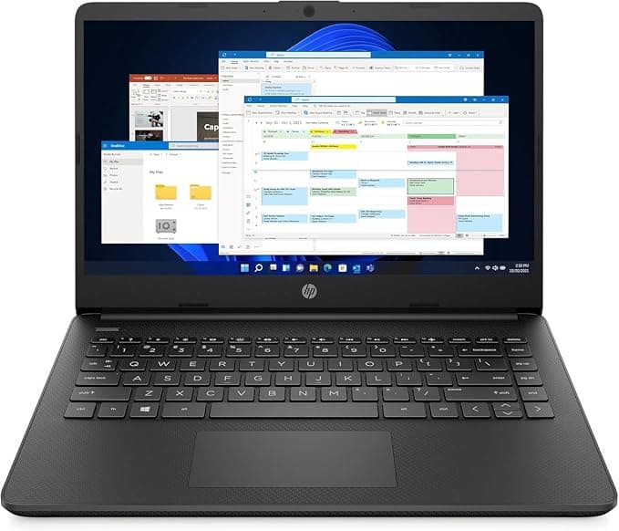 HP 14 Celeron N4500 4GB 64GB Black - Image 1