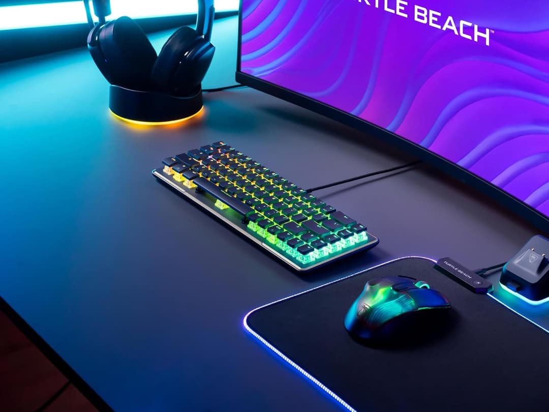 Turtle Beach Vulcan II Mini 65% Optical Mechanical Gaming Keyboard - Black - Image 3