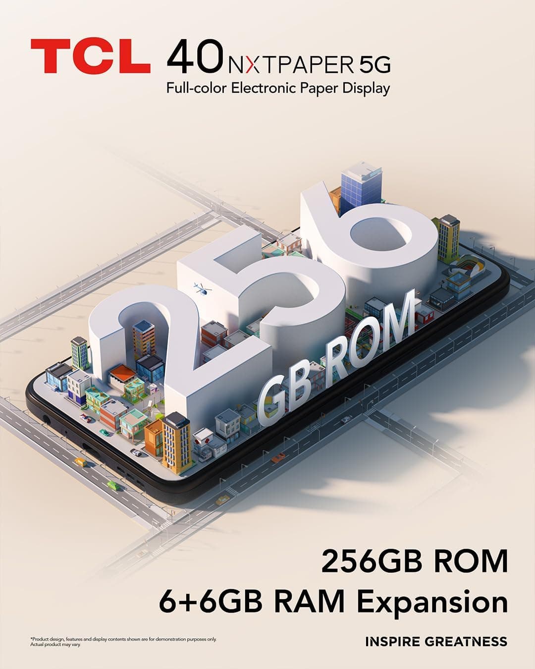 TCL 40 NXTPAPER 5G 256GB Starlight Black - Image 3