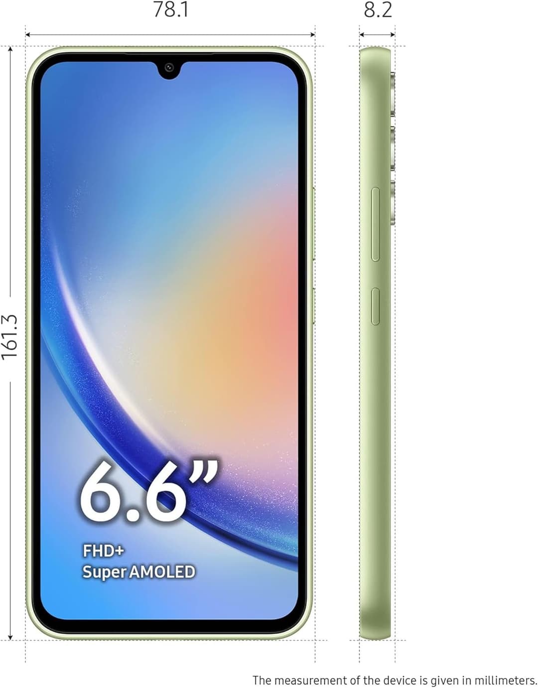 Samsung Galaxy A34 5G 128GB 6.6" Super AMOLED Display - Awesome Lime  - Image 2