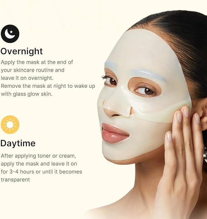 Medicube Kojic Acid Turmeric Brightening Gold Jelly Gel Mask 4 Pack Overnight Korean Face Mask for Glow & Hydration - Image 3