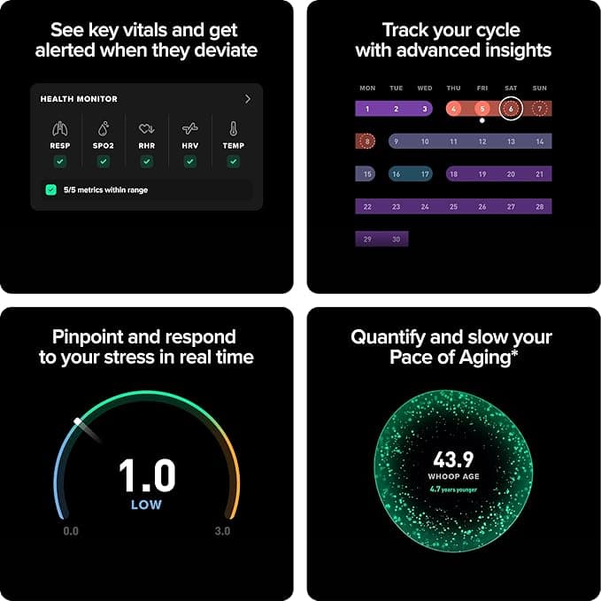 Whoop 5.0 Activity Tracker Black - Image 2