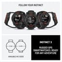 Garmin Instinct 3 Solar 45mm GPS Smartwatch - Black thumbnail 5