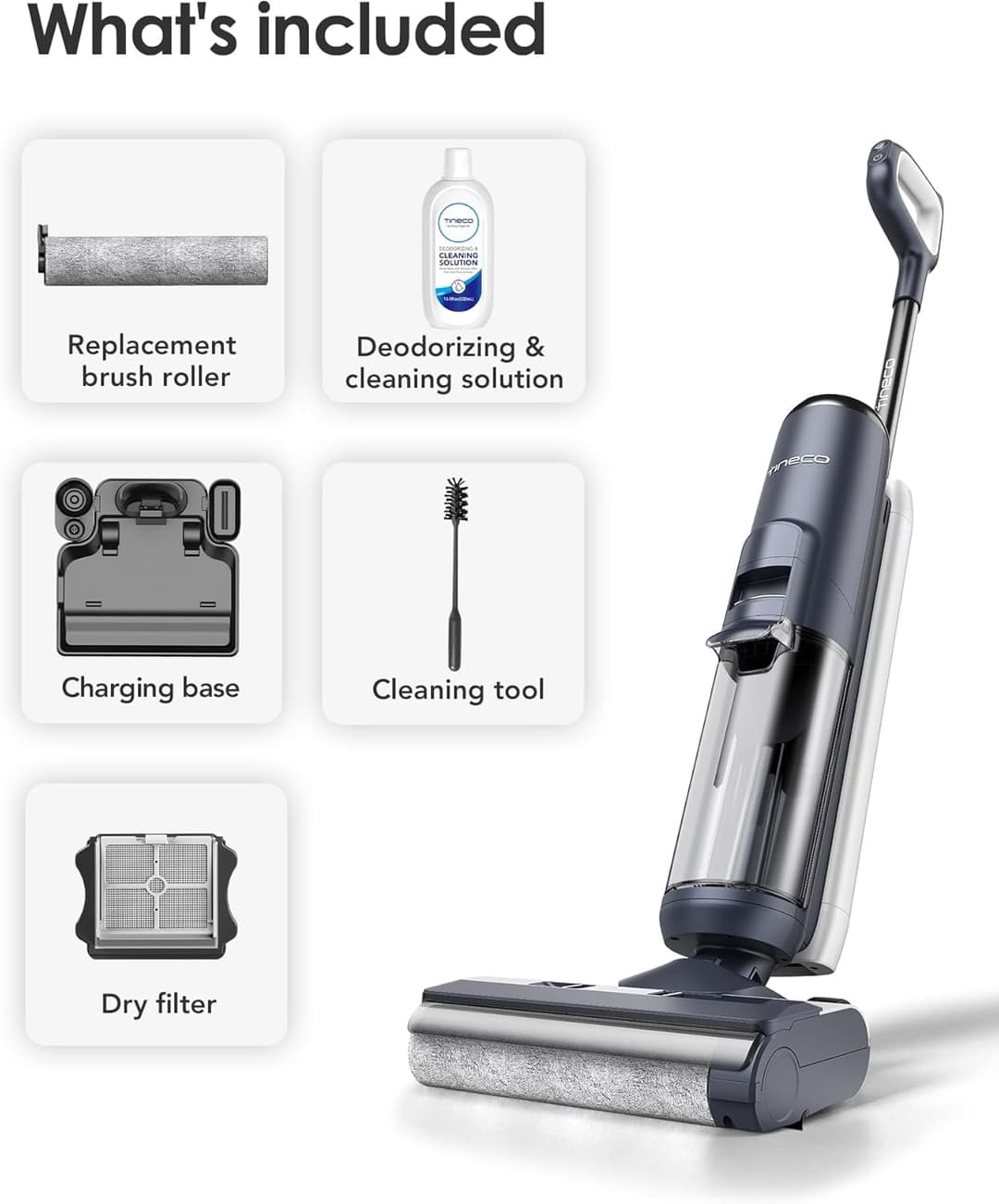 Tineco FLOOR ONE S5 Smart Cordless Wet-Dry Vacuum & Mop - Image 9