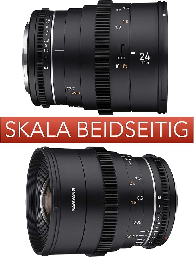 Samyang VDSLR 50mm T1.5 MK2 Manual Focus Cine Lens for Canon EF Mount - Image 6