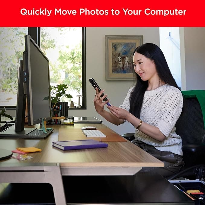 SanDisk Phone Drive 256GB USB-C USB-A Flash Drive - Black - Image 3