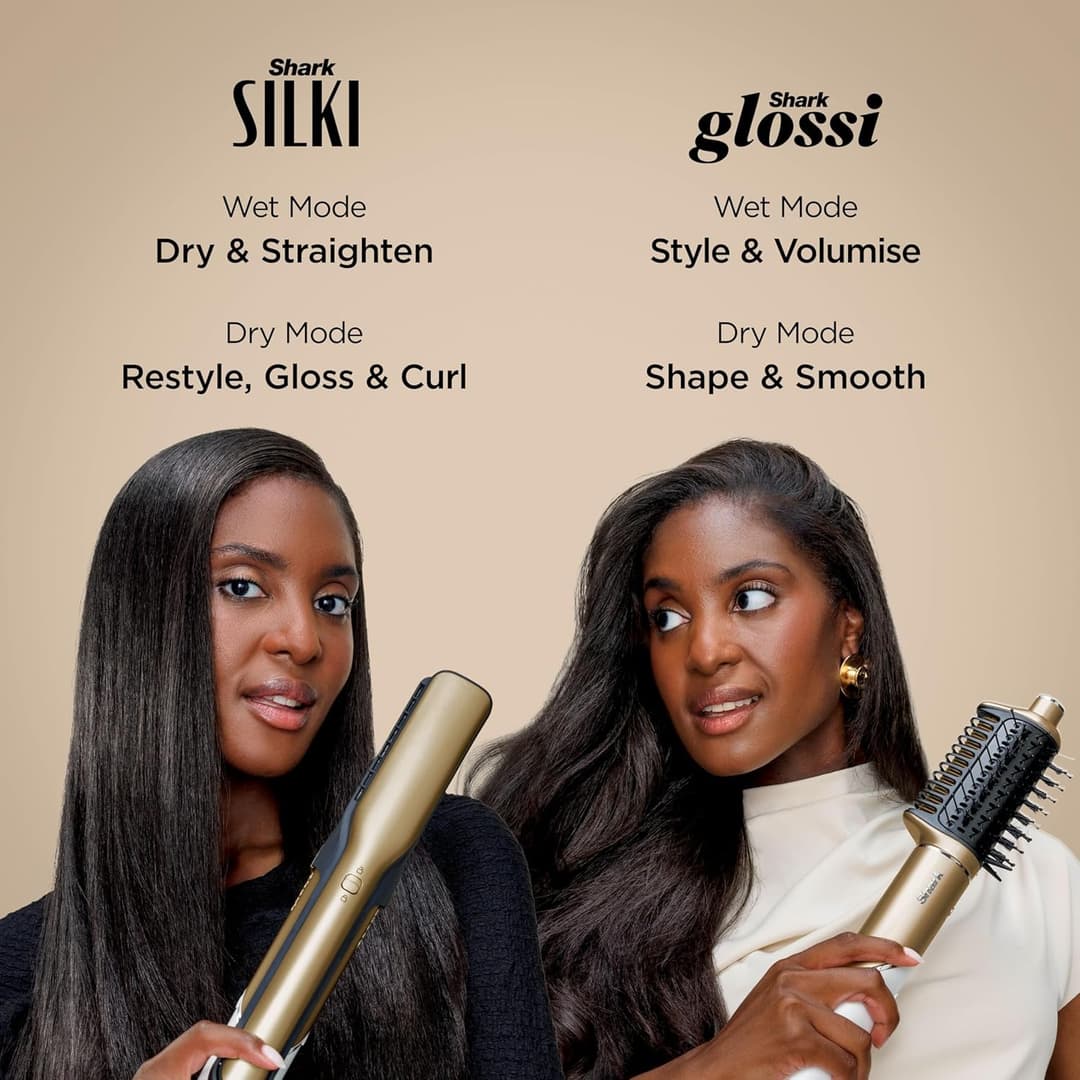 Shark Glam Sleek Straight Waves & Curls Multi-Styler HD6051SUK - Image 6