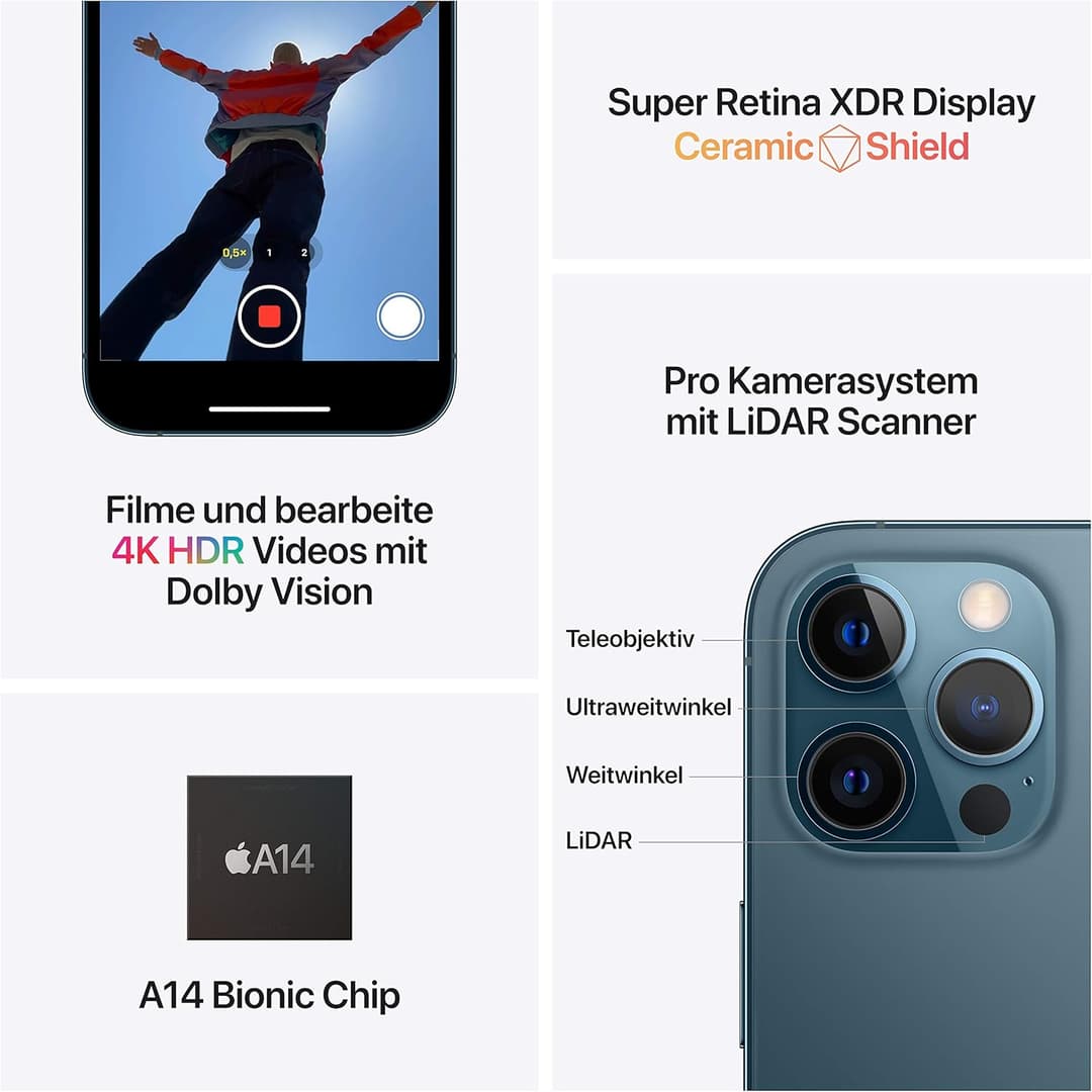 Apple iPhone 12 Pro Max, 256GB, Graphite - Image 6