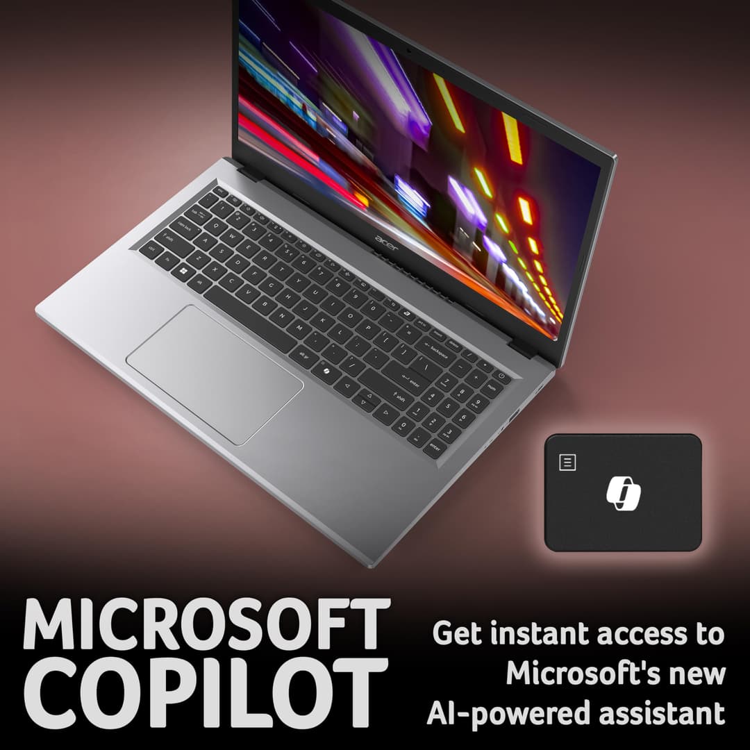 Acer Aspire Go 15 AG15-21P AMD Ryzen 3 7320U 8GB 128GB Silver - Image 5