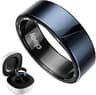 LEEP Smart Ring Size 8, IP68 Waterproof Health & Fitness Tracker with Heart Rate & Sleep Monitoring