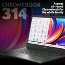 Acer Chromebook 314 CBOA314-1H 14 Inch Full HD Chromebook Intel Celeron N4500 4GB RAM 64GB eMMC - Black thumbnail 2