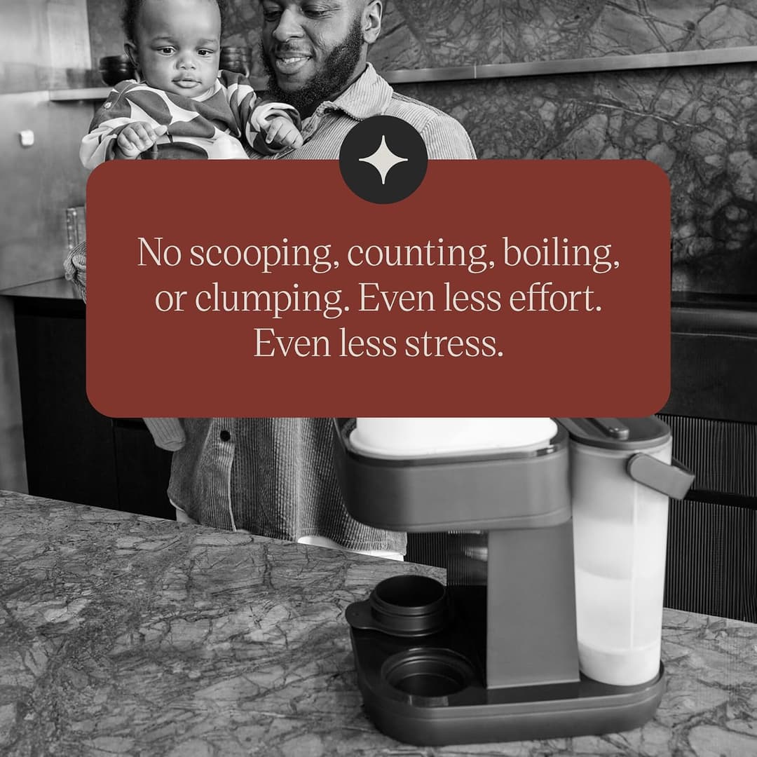 Tommee Tippee Perfect Prep Pro Baby Formula Feed Maker with Antibacterial Filter App Support - Slate - Image 8
