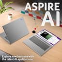 Acer Aspire 14 AI A14-61M 14 Inch WUXGA OLED Laptop AMD Ryzen AI 5 16GB RAM 512GB SSD - Silver thumbnail 2