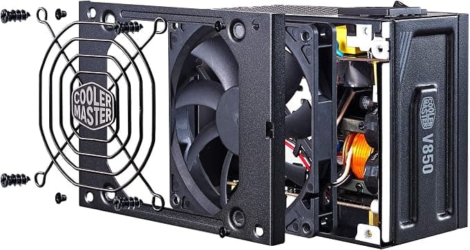 Cooler Master V850 SFX Gold 850W Fully Modular SFX Power Supply Unit - Black - Image 5