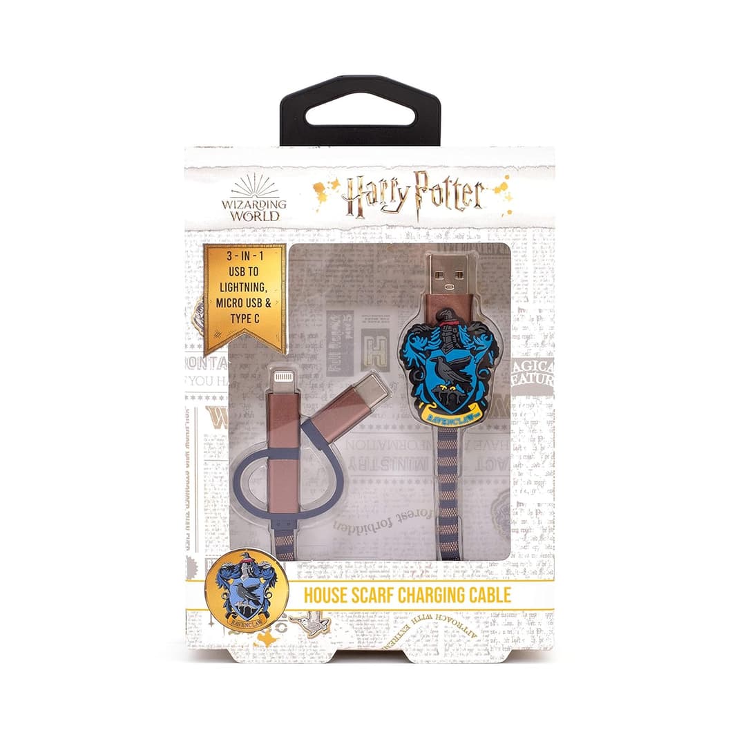 Harry Potter Ravenclaw USB Charging Cable for Phone - Image 4