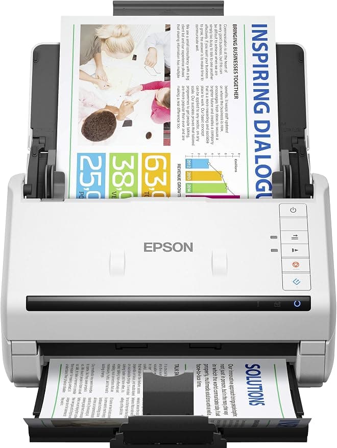 Epson WorkForce DS-530II Network Sheetfed Business Scanner 35ppm Ethernet USB